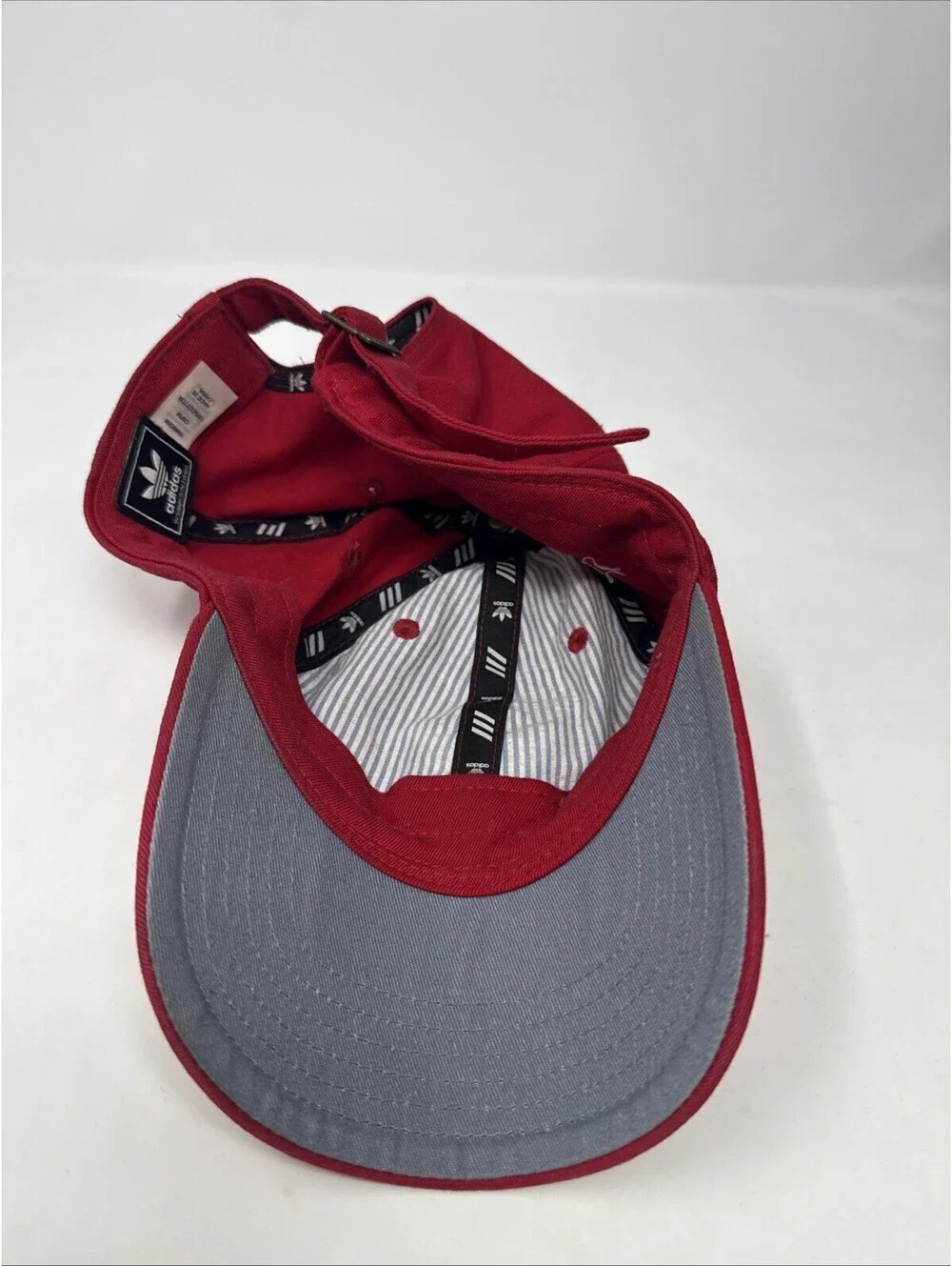 Adidas Logo Men’s Strapback Hat - Red
